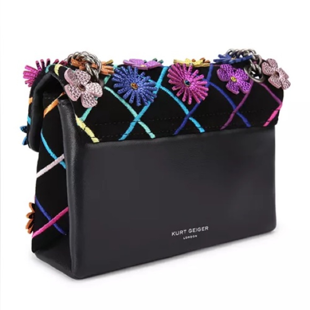 SPRING 26’ KURT GEIGER LONDON Mini Kensington Flowers Crossbody AlexanderMcQueen - Picture 7 of 13